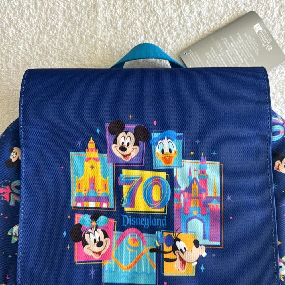 Disney Disneyland Resort 70th Anniversary Character Backpack
